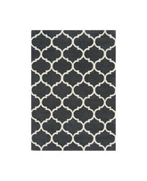 Albany Ogee Charcoal Rug for Bedroom & Livingroom 160x230cm